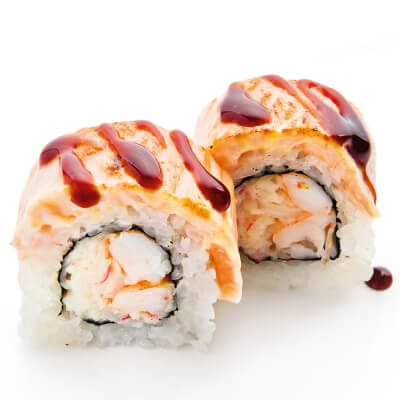 Küpsetatud maki (8 tk)